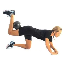 Kit 3 Overball 25 Cm Pilates Fisioterapia Reabilitação Yoga Foto mini  3