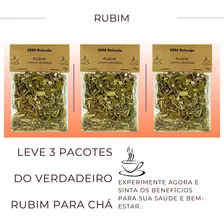 Kit 3 Pacotes Chá De Rubim | Verdadeira Erva-macaé Foto mini  2