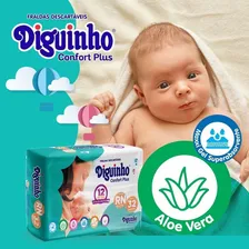 Kit 3 Pacotes Fraldas Diguinho Rn RecĂ©m Nascido GĂȘnero Sem GĂȘnero Tamanho RecĂ©m-nascido (rn) Foto mini 4