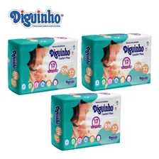 Kit 3 Pacotes Fraldas Diguinho Rn RecĂ©m Nascido GĂȘnero Sem GĂȘnero Tamanho RecĂ©m-nascido (rn) Foto mini 1