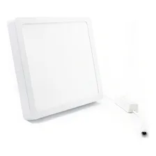 Kit 3 Painel Plafon 25w Led Quadrado Sobrepor 25w Cor Branco frio Foto mini 4