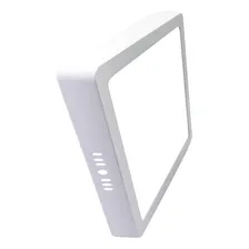 Kit 3 Painel Plafon 25w Led Quadrado Sobrepor 25w Cor Branco frio Foto mini  3