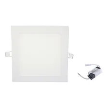 Kit 3 Painel Plafon Led 12w Quadrado Embutir Branco Frio 6k Foto mini  2