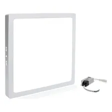 Kit 3 Painel Plafon Led 24w 25w Quadrado Sobrepor Bivolt Foto mini 2