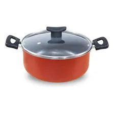 Kit 3 Panelas Teflon Caçarolas 16 18 E 20 Antiaderente 3 Pçs Cor Vermelho Foto mini 2