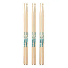 Kit 3 Pares Baqueta Liverpool Tennessee Hickory Tnhy 5am Foto mini 1
