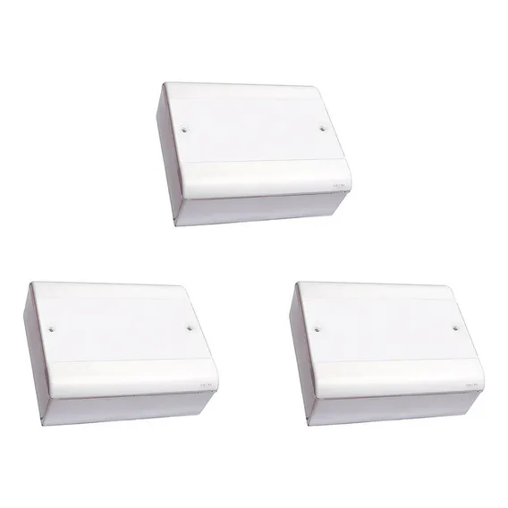 Kit 3 Pcs - Caixa Passagem Pvc 22x18 Perlex Sobrepor Foto 1