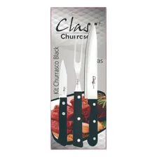 Kit 3 Peças Para Churrasco Legumes Facas Foto mini 1