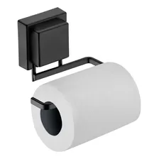 Kit 3 Peças Toalheiro Papeleira Saboneteira Ventosa Preto Foto mini 3