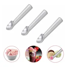 Kit 3 Pegador Colher De Sorvete Açaí Profissional Alumínio Foto mini 1