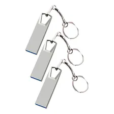 Kit 3 Pen Drive 16gb Metalico Usb 2.0 Prata Classe 10 Foto  mini 1