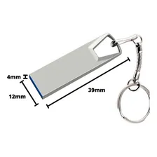 Kit 3 Pen Drive 16gb Metalico Usb 2.0 Prata Classe 10 Foto mini  3
