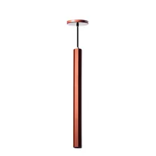 Kit 3 Pendente Tubo Cilindro Sextavado Alumínio Luxo 30cm Estrutura Cobre 110v/220v Foto mini  2