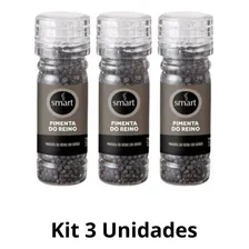 Kit 3 Pimenta-do-reino Em Grãos Com Moedor Smart Vidro 50g Foto mini 2