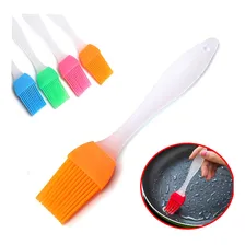 Kit 3 Pincéis Para Culinária, Cozinha, Churrascos, Molhos Cor Branco Foto mini 1
