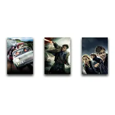 Kit 3 Placas Decorativas Harry Potter Personagens Mdf Foto mini 1