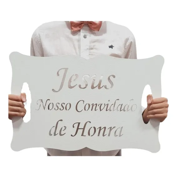 Kit 3 Placas Entrada E P/ Cadeiras Noivos Casamento Igreja Foto 1