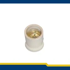 Kit 3 Plafonier Plafon Bocal Opl Porcelana 100w E27 Branco 127/220v Foto mini  3