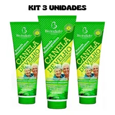 Kit 3 Pomada Massageadora Canela De Velho 150g Bio Instinto Foto mini 1