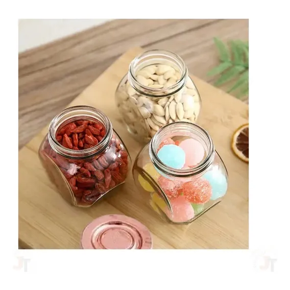 Kit 3 Porta Tempero Condimento Pote Vidro 180ml Jogo Cozinha Foto 1