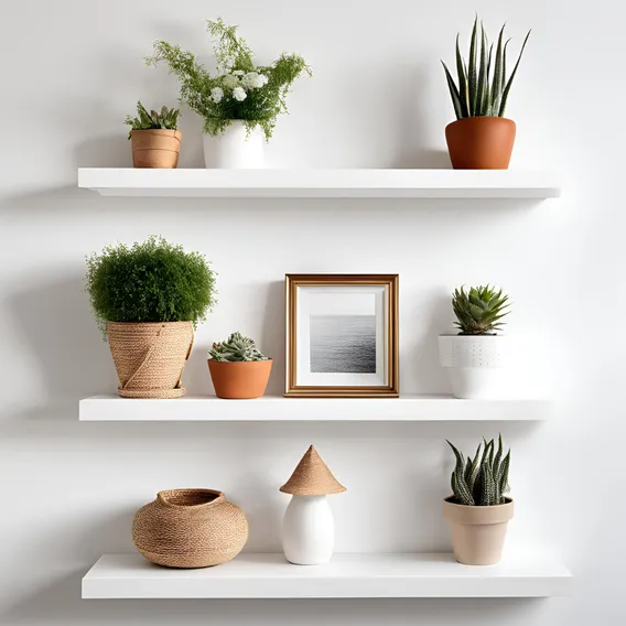 Kit 3 Prateleira Flutuante Branca Suport Invisível 50x20 Mdf Cor Branco Foto 1