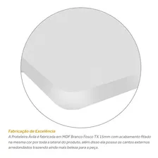 Kit 3 Prateleiras De Parede Nicho Mdf 60x15 Branco 15mm Foto mini 4