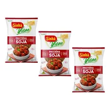 Kit 3 Proteína Texturizada Soja Fibras Vitae Vegana Sinha Foto mini 1