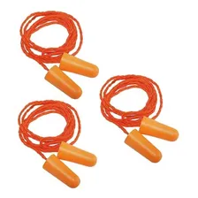 Kit 3 Protetor Auricular Espuma Plug Com Cordão 16db 1110 3m Foto  mini 1