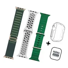 Kit 3 Pulseiras Smartwatch S9 Ultra W69 49mm Pelicula +case Kit Kit 02 Foto mini  2