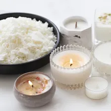 Kit 3 Quilo Cera Vegetal De Coco Em Escamas Pronta Para Uso Foto mini  3