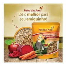 Kit 3 Ração Calopsita Gold Mix 500gr - Reino Das Aves Foto mini  2