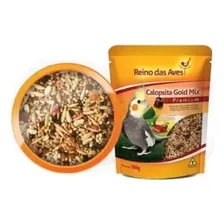 Kit 3 Ração Calopsita Gold Mix 500gr - Reino Das Aves Foto  mini 1