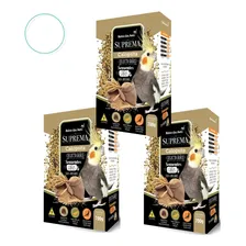 Kit 3 Ração Suprema Calopsita Selecta Grãos Reino Das Aves Foto  mini 1