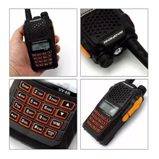 Kit 3 Radio Ht Walk Talk Dual Band Uhf Vhf Fm Baofeng Uv6r Foto mini 2