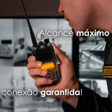 Kit 3 Radio Ht Walk Talk Dual Band Uhf Vhf Fm Baofeng Uv6r Foto mini  3
