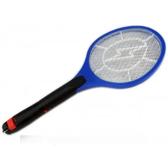 Kit 3 raquete elétrica recarregável mata mosquito insetos U4home cor azul Foto 1