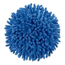 Kit 3 Refil Spin Mop 360 Escov茫o, Tira P贸 E Microfibra Cor Azul Foto mini 3