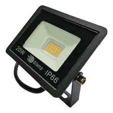 Kit 3 Refletor Led 20w Holofote Bivolt Prova Dágua Quente Foto mini 4