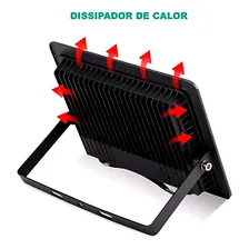 Kit 3 Refletor Led 20w Jardim Verde Holofote Prova D'água Foto mini  2