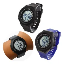 Kit 3 Rel贸gios Masculino Digital Prova D谩gua Sport Correia Preto Foto mini 1