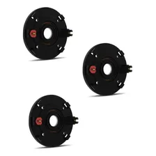 Kit 3 Reparo Super Tweeter St350 Musicall 100w 8 Ohms St 350 Cor Preto Foto mini 1