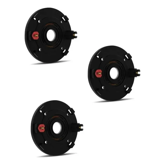 Kit 3 Reparo Super Tweeter St350 Musicall 100w 8 Ohms St 350 Cor Preto Foto 1