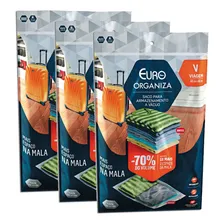 Kit 3 Saco A Vácuo Organizador Roupa Guarda Roupa Antimofo Foto mini 1