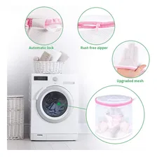 Kit 3 Saco Cesto De Lavar Roupa Protetor Soutian Lingerie Foto mini  3