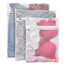 Kit 3 Saco Lavar Roupa Delicada Intima Com Zíper Na Maquina Foto mini  2