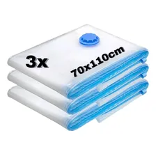 Kit 3 Sacos À Vácuo Organizador Roupas Vacuum Bag 70x110cm Foto mini  3