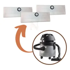 Kit 3 sacos para aspirador Electrolux A10,Hidrovac A10, Wap A10, Wap ST10, Bosch 10L, Prosdócimo Pet 10L. Foto mini  3
