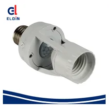Kit 3 Sensor Presença Fotocélula Soquete Bocal Lâmpada E27 Cor Branco Foto mini 3