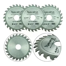 Kit 3 Serras Para Madeira 24 Dentes 110mm 6059 Titanium 0 Foto mini  2