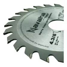 Kit 3 Serras Para Madeira 24 Dentes 110mm 6059 Titanium 0 Foto mini 4